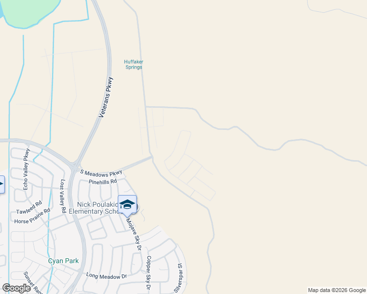 map of restaurants, bars, coffee shops, grocery stores, and more near Mira Loma Road in Reno