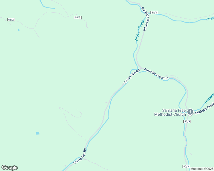map of restaurants, bars, coffee shops, grocery stores, and more near 695 Grassy Run in Fairmont