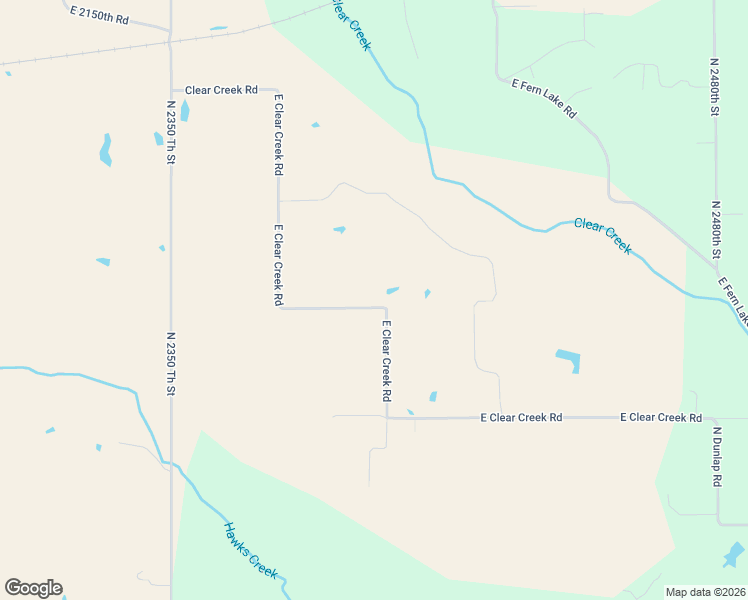 map of restaurants, bars, coffee shops, grocery stores, and more near 23902 East Clear Creek Road in Dennison