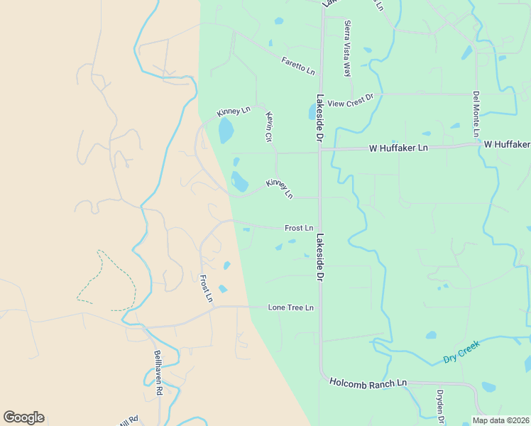 map of restaurants, bars, coffee shops, grocery stores, and more near 3525 Frost Lane in Reno