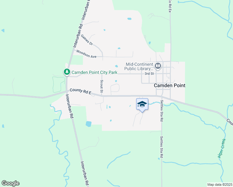 map of restaurants, bars, coffee shops, grocery stores, and more near 3 Baber Road in Camden Point