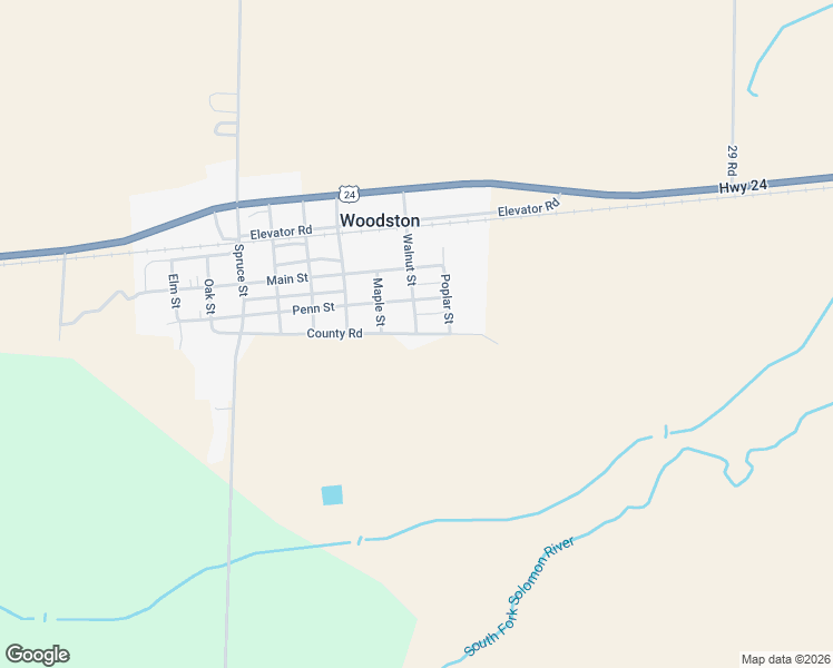 map of restaurants, bars, coffee shops, grocery stores, and more near 898 County Road in Woodston