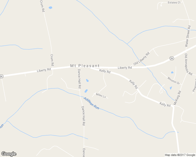 map of restaurants, bars, coffee shops, grocery stores, and more near 9819 Kelly Rd in Walkersville