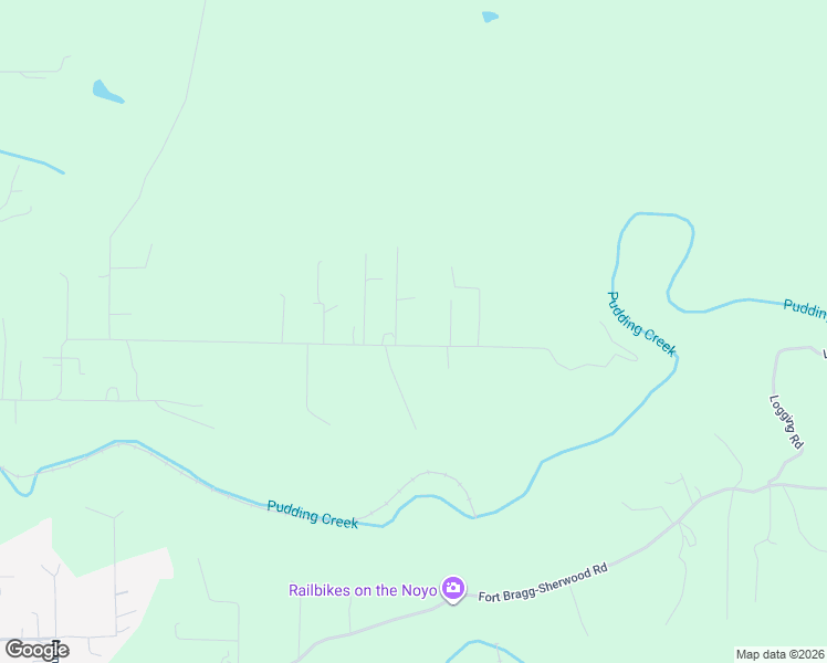map of restaurants, bars, coffee shops, grocery stores, and more near 30520 Pudding Creek Road in Fort Bragg