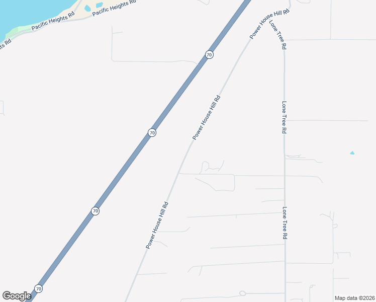 map of restaurants, bars, coffee shops, grocery stores, and more near Power House Hill Road in Oroville