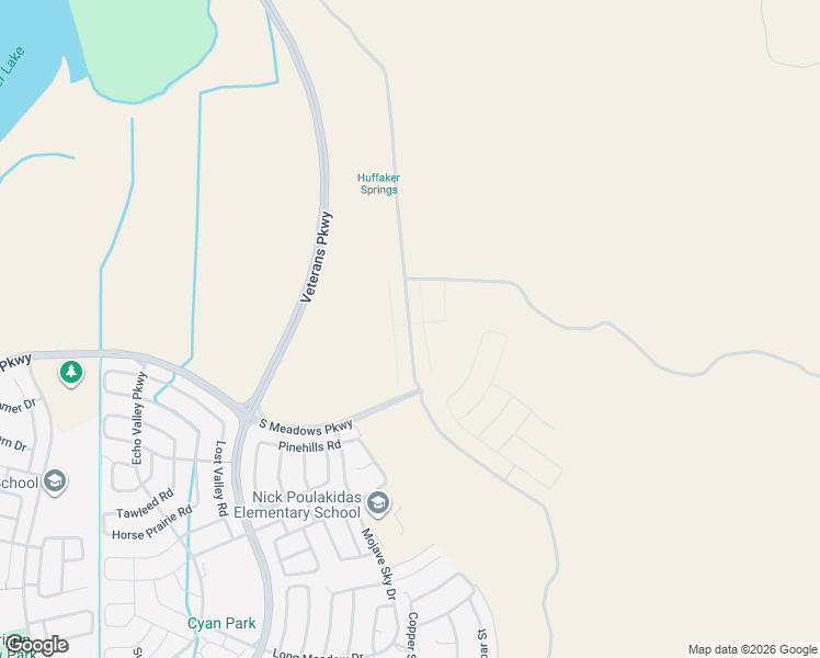 map of restaurants, bars, coffee shops, grocery stores, and more near Mira Loma Road in Reno