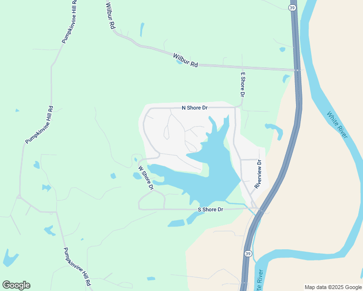 map of restaurants, bars, coffee shops, grocery stores, and more near 1776 White Oak Lane in Martinsville