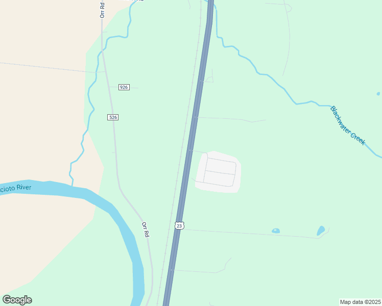map of restaurants, bars, coffee shops, grocery stores, and more near 20544 U.S. 23 in Chillicothe