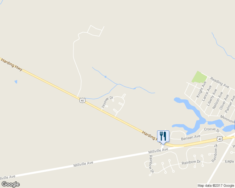 map of restaurants, bars, coffee shops, grocery stores, and more near 6077 Hoover Drive in Hamilton