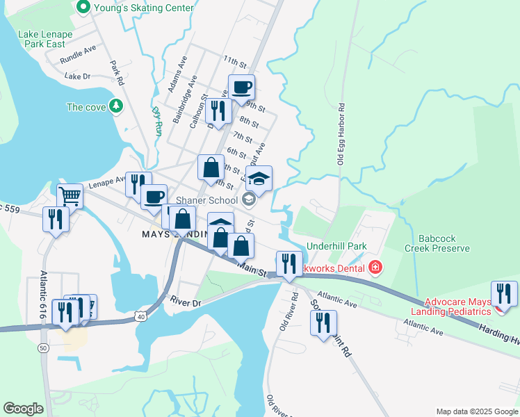 map of restaurants, bars, coffee shops, grocery stores, and more near 5801 3rd Street in Hamilton