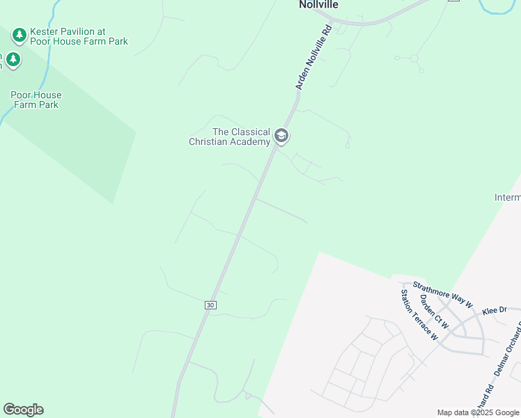 map of restaurants, bars, coffee shops, grocery stores, and more near 6982 Arden Nollville Road in Martinsburg