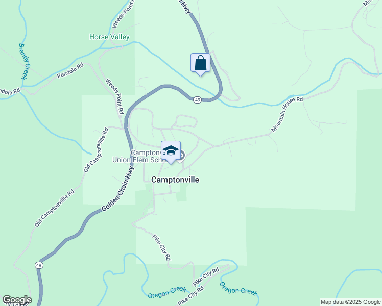map of restaurants, bars, coffee shops, grocery stores, and more near in Camptonville