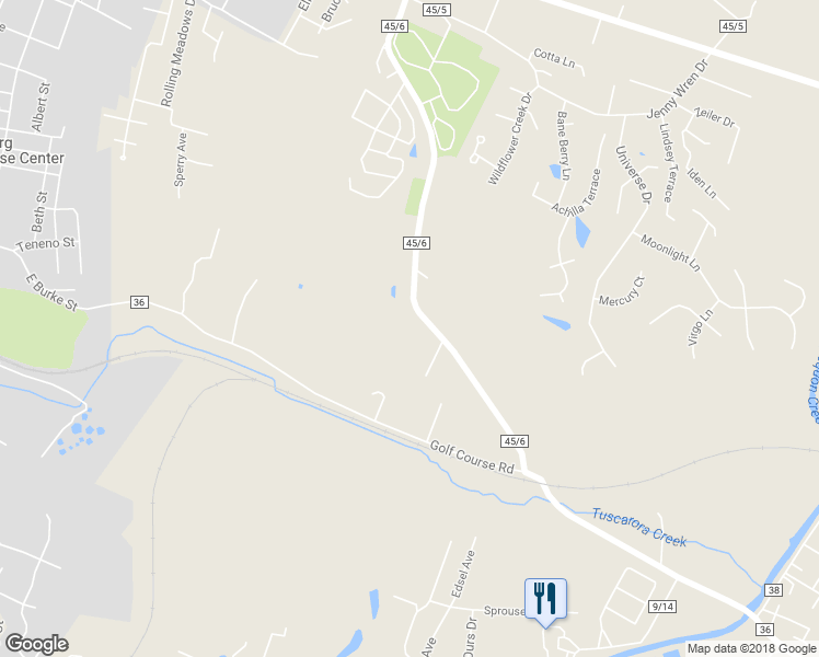 map of restaurants, bars, coffee shops, grocery stores, and more near 401 Cemetery Road in Martinsburg