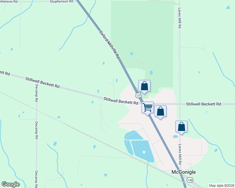 map of restaurants, bars, coffee shops, grocery stores, and more near 4050 Stillwell Beckett Road in Hamilton