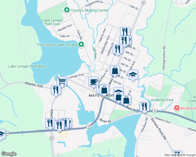 map of restaurants, bars, coffee shops, grocery stores, and more near 221 Acorn Terrace in Hamilton