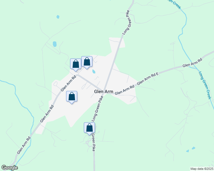 map of restaurants, bars, coffee shops, grocery stores, and more near 12109 Long Green Pike in Glen Arm