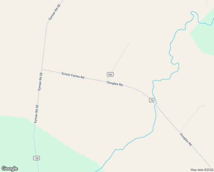 map of restaurants, bars, coffee shops, grocery stores, and more near 548 Douglas Road in Washington Court House