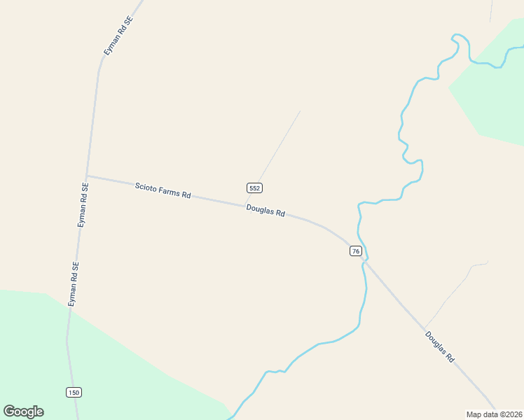 map of restaurants, bars, coffee shops, grocery stores, and more near 548 Douglas Road in Washington Court House