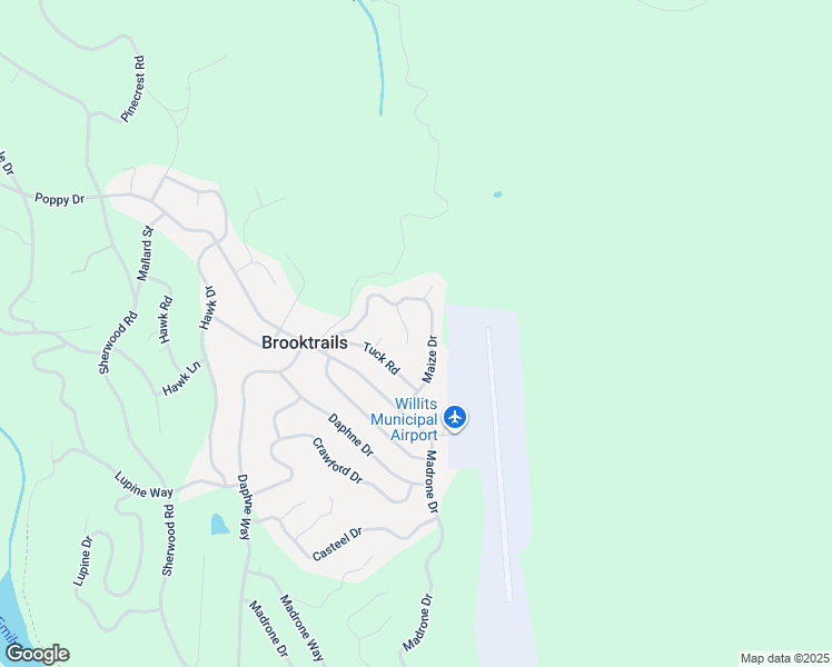 map of restaurants, bars, coffee shops, grocery stores, and more near 27220 Maize Dr in Willits
