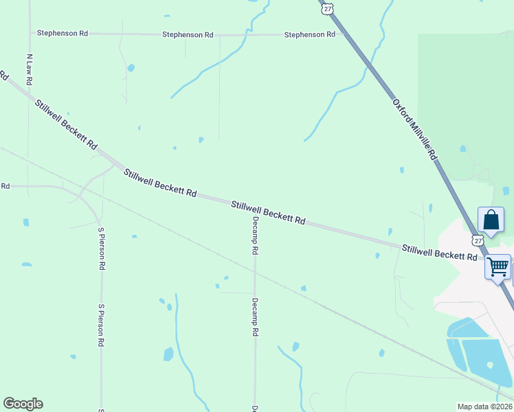 map of restaurants, bars, coffee shops, grocery stores, and more near 4390 Stillwell Beckett Road in Hamilton