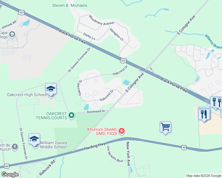 map of restaurants, bars, coffee shops, grocery stores, and more near 4865 Bala Court in Hamilton