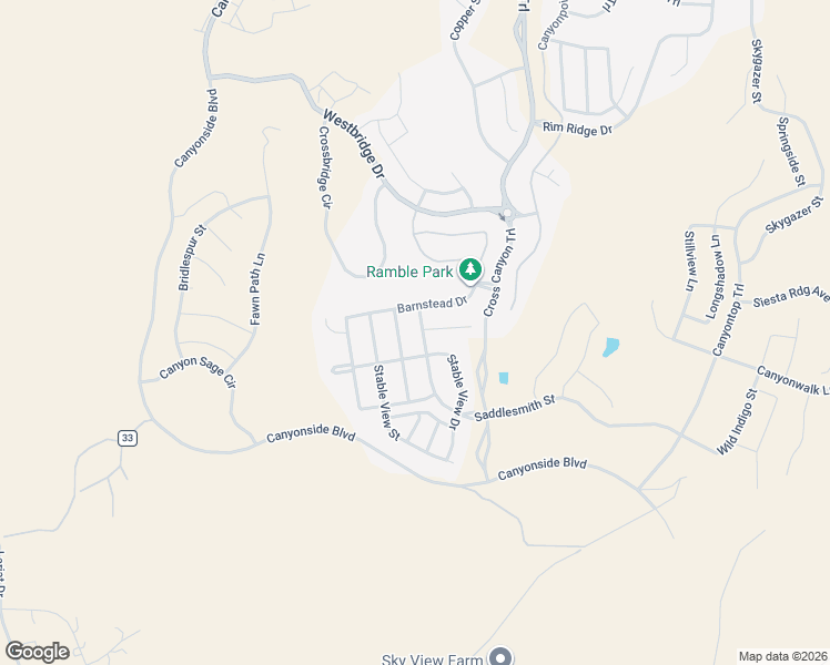 map of restaurants, bars, coffee shops, grocery stores, and more near 6437 Saddlesmith Street in Castle Pines