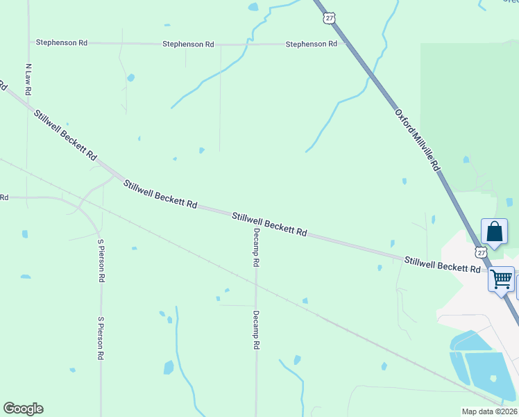 map of restaurants, bars, coffee shops, grocery stores, and more near 4390 Stillwell Beckett Road in Hamilton