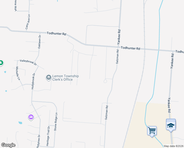 map of restaurants, bars, coffee shops, grocery stores, and more near 3752 Dorothy Lane in Middletown