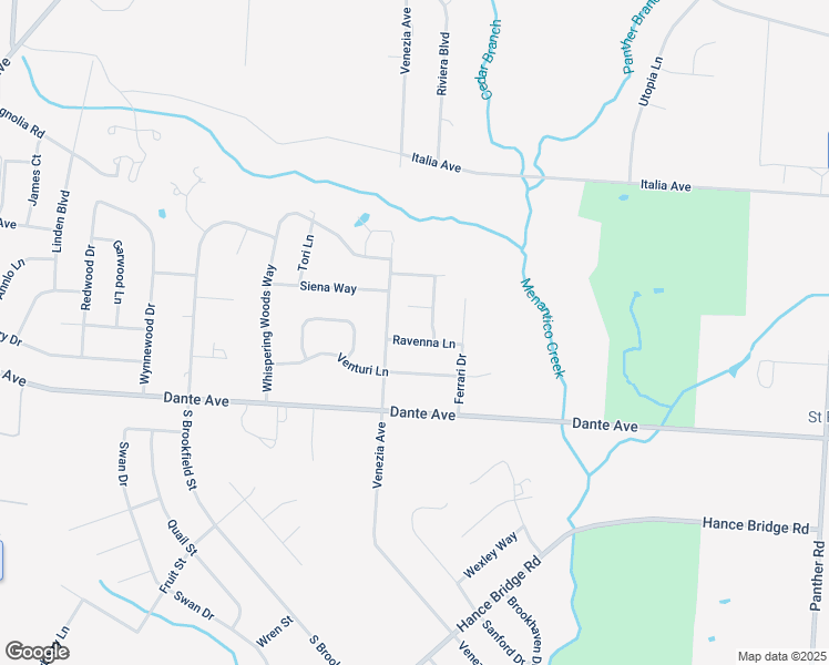 map of restaurants, bars, coffee shops, grocery stores, and more near 3538 Ravenna Lane in Vineland
