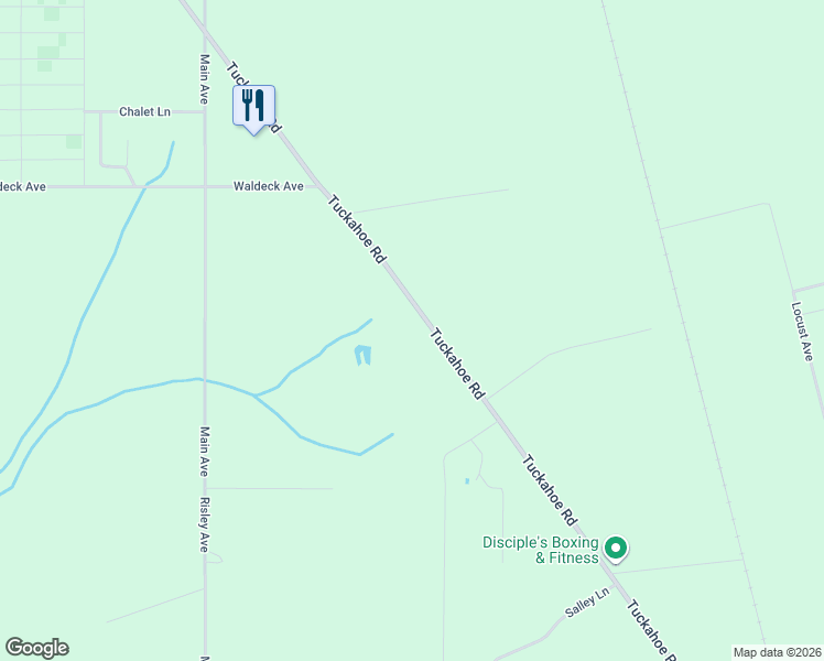 map of restaurants, bars, coffee shops, grocery stores, and more near 950 Tuckahoe Road in Buena Vista Township