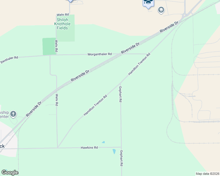 map of restaurants, bars, coffee shops, grocery stores, and more near 4788 Trenton Road in Hamilton