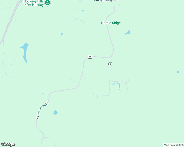 map of restaurants, bars, coffee shops, grocery stores, and more near 18403 County Road 35 in Logan