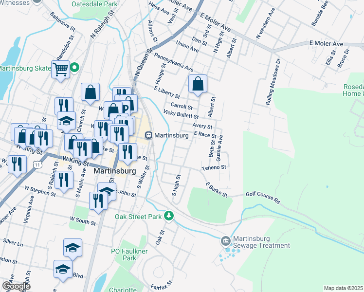 309 East Martin Street, Martinsburg WV Walk Score