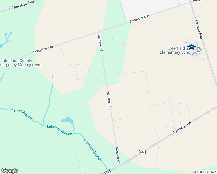 map of restaurants, bars, coffee shops, grocery stores, and more near 391 Garrison Road in Millville