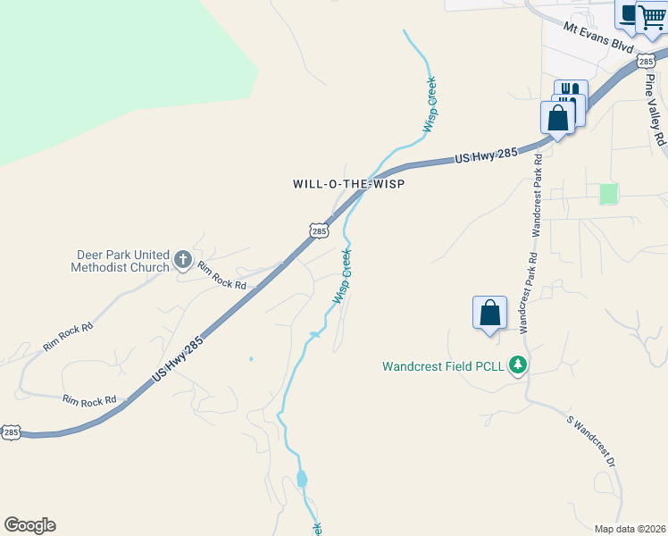 map of restaurants, bars, coffee shops, grocery stores, and more near 53 Buttermilk Lane in Bailey