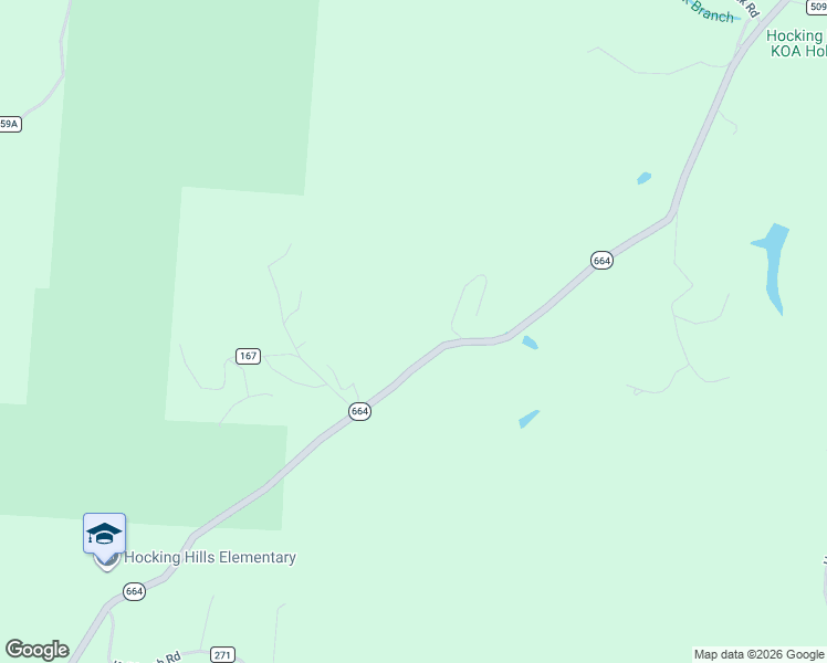 map of restaurants, bars, coffee shops, grocery stores, and more near 18721 Ohio 664 Scenic in Logan