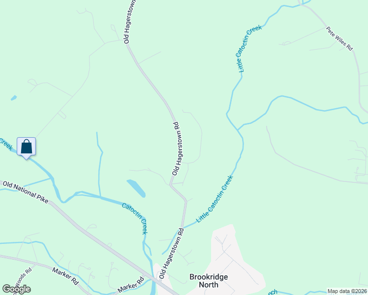 map of restaurants, bars, coffee shops, grocery stores, and more near 8213 Old Hagerstown Road in Middletown