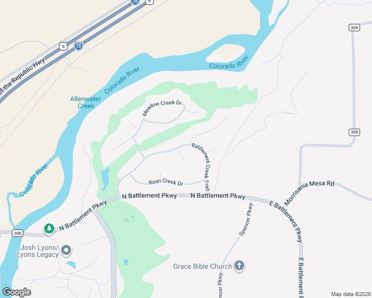 map of restaurants, bars, coffee shops, grocery stores, and more near 18 Rampart Place in Parachute