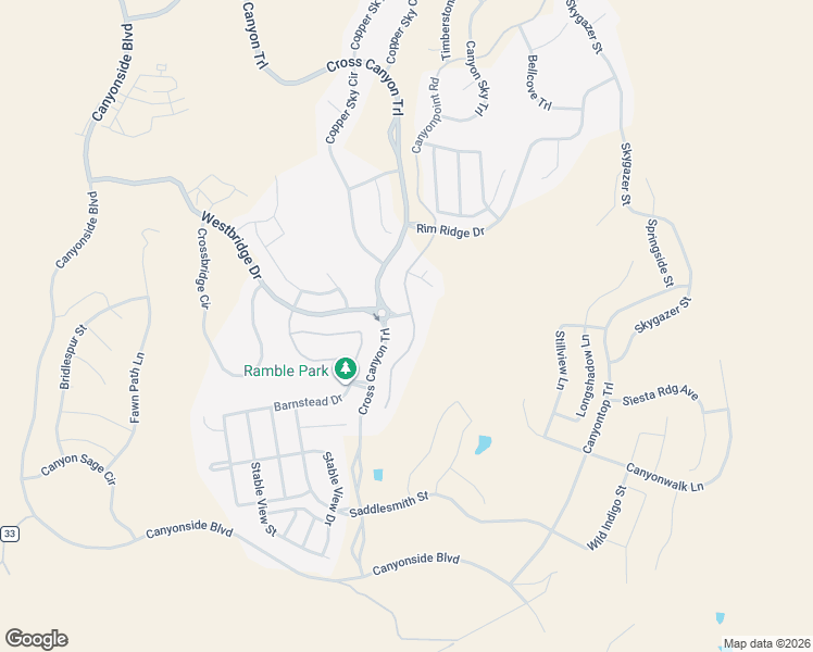 map of restaurants, bars, coffee shops, grocery stores, and more near 6667 Canyonpoint Road in Castle Pines