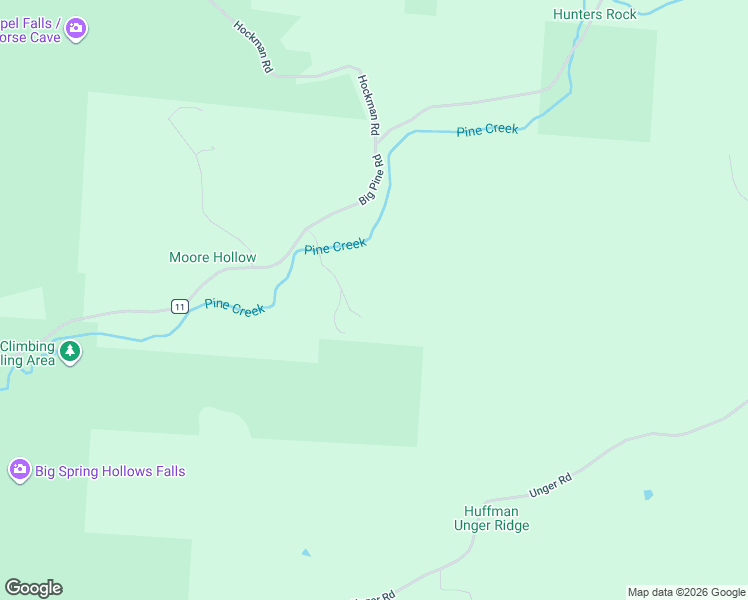 map of restaurants, bars, coffee shops, grocery stores, and more near 25909 Big Pine Road in Rockbridge