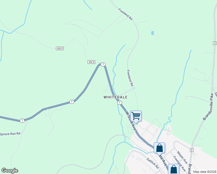 map of restaurants, bars, coffee shops, grocery stores, and more near 29268 Veterans Memorial Highway in Terra Alta