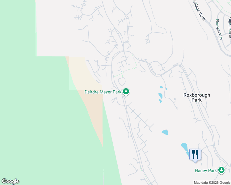 map of restaurants, bars, coffee shops, grocery stores, and more near 6667 Condor Run in Littleton