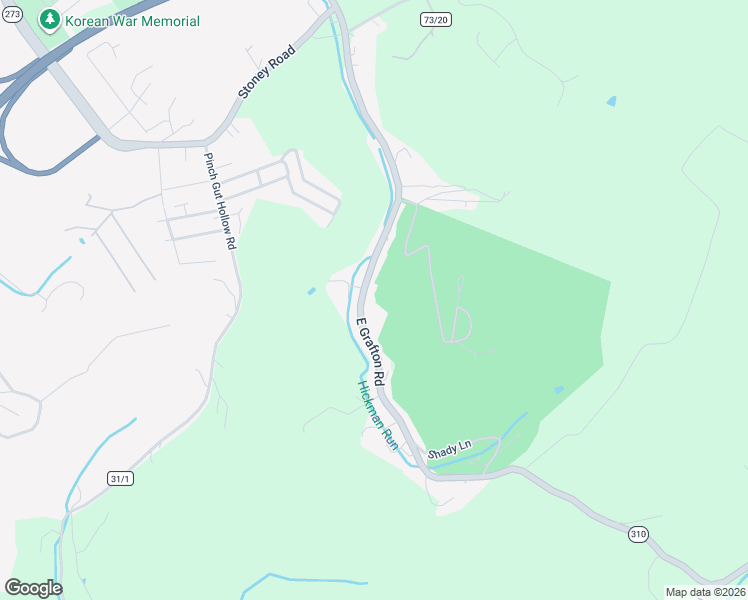 map of restaurants, bars, coffee shops, grocery stores, and more near 521 East Grafton Road in Fairmont