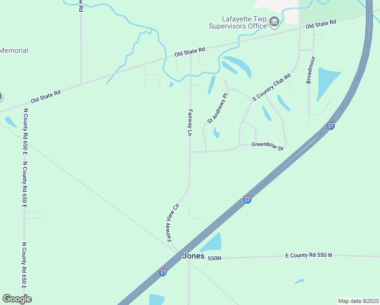 map of restaurants, bars, coffee shops, grocery stores, and more near 6371 Fairway Lane in Mattoon