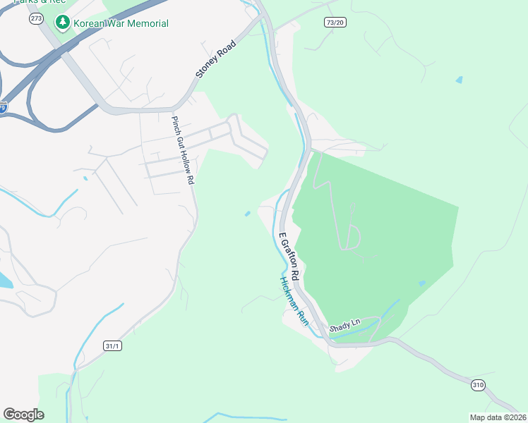 map of restaurants, bars, coffee shops, grocery stores, and more near 510 East Grafton Road in Fairmont