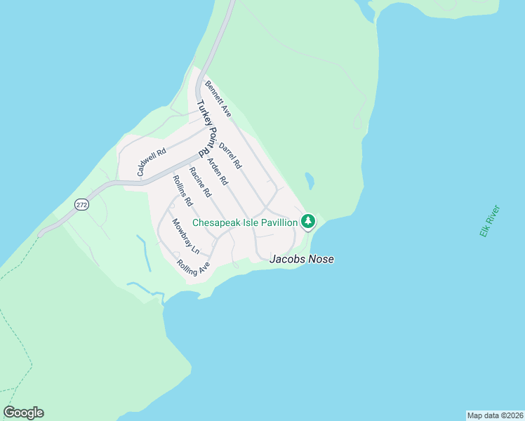 map of restaurants, bars, coffee shops, grocery stores, and more near 288 Rolling Ave in North East