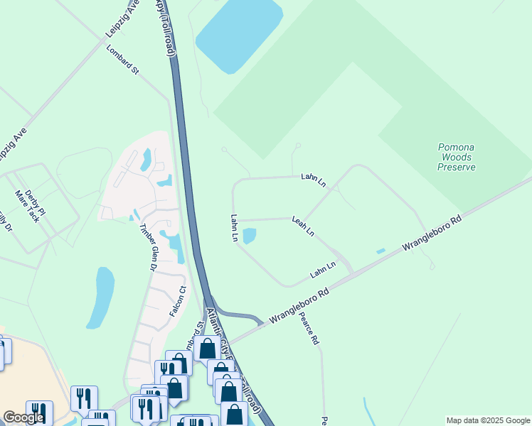 map of restaurants, bars, coffee shops, grocery stores, and more near 4020 Leah Lane in Hamilton