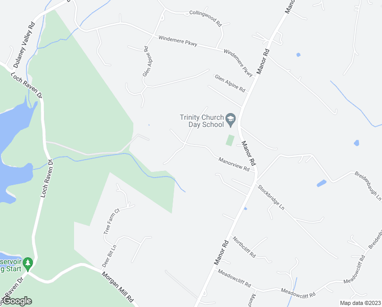 map of restaurants, bars, coffee shops, grocery stores, and more near 4205 Manorview Road in Glen Arm