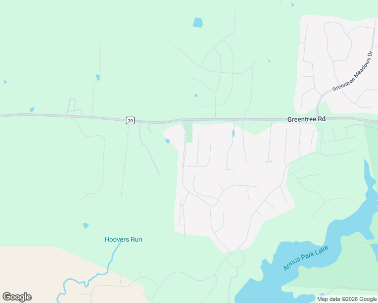 map of restaurants, bars, coffee shops, grocery stores, and more near 1512 Shaker Run Blvd in Lebanon