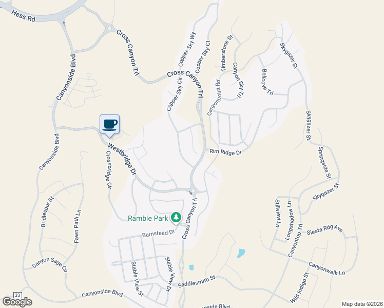 map of restaurants, bars, coffee shops, grocery stores, and more near 6875 Sunstrand Court in Castle Pines